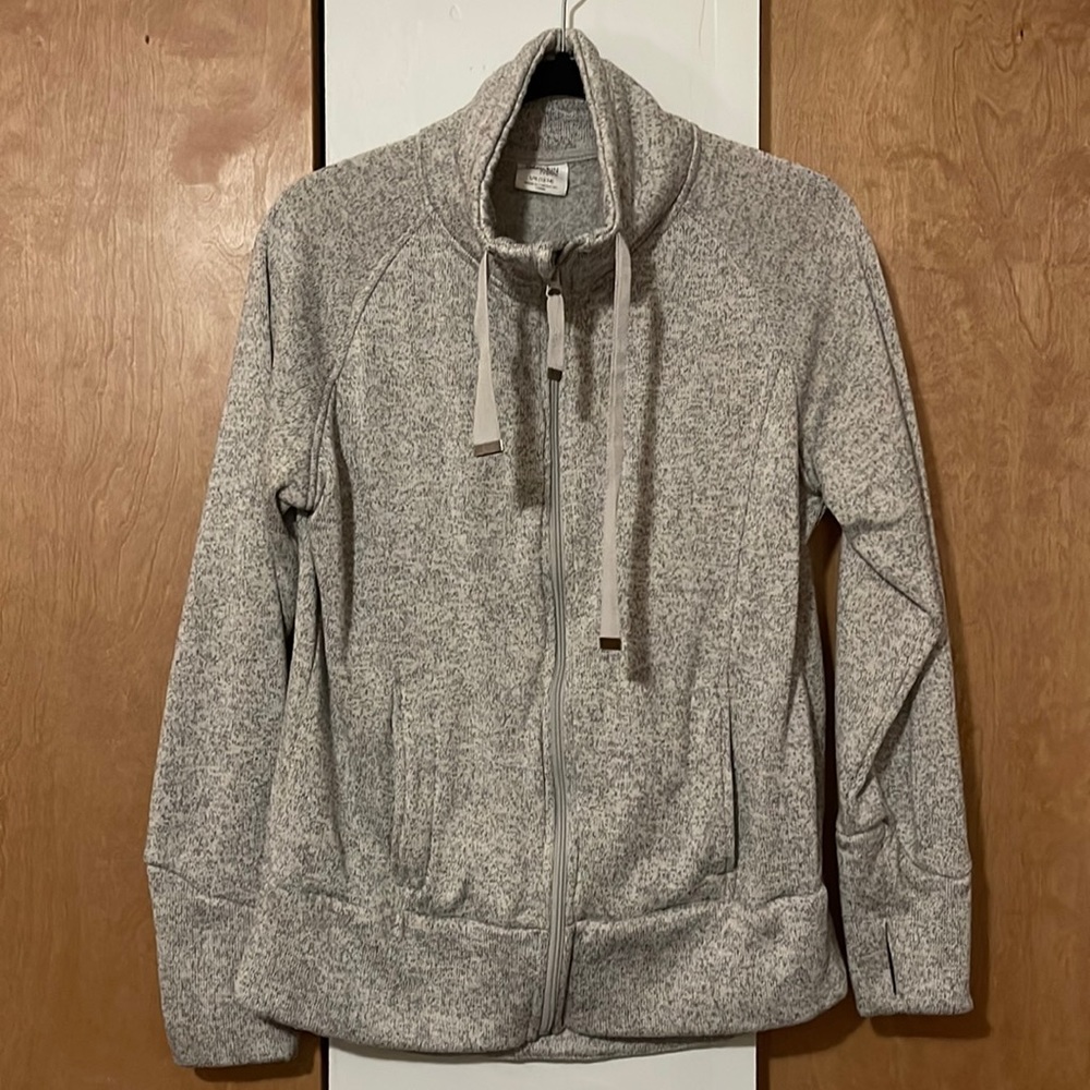 Danskin Now Zip Front with Thumbholes
